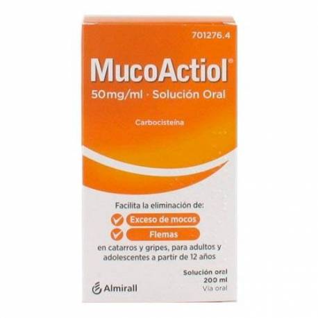 MUCOACTIOL 50 MG/ML SOLUCIÓN ORAL