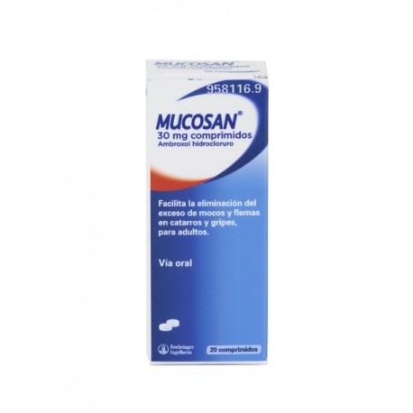 MUCOSAN 30 mg COMPRIMIDOS