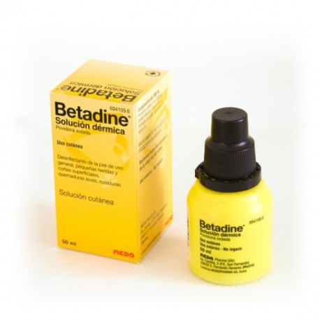 BETADINE 100 MG/ML SOLUCIÓN CUTÁNEA