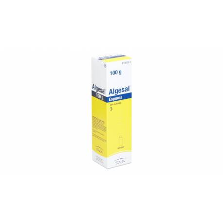 ALGESAL 10 MG/G + 100 MG/G ESPUMA CUTANEA