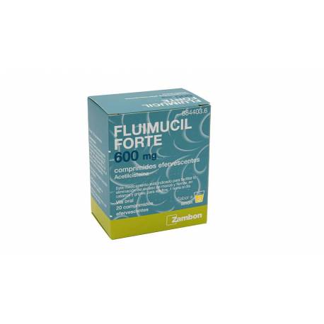 FLUIMUCIL FORTE 600 mg COMPRIMIDOS EFERVESCENTES