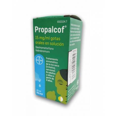 PROPALCOF 15 mg/ml GOTAS ORALES EN SOLUCION
