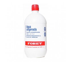 AGUA OXIGENADA FORET (10 VOLUMENES SOLUCION TOPICA 1000 ML )