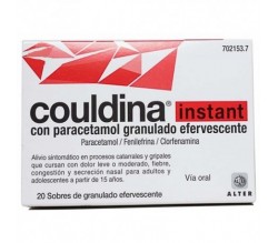 COULDINA CON PARACETAMOL (20 COMPRIMIDOS EFERVESCENTES )