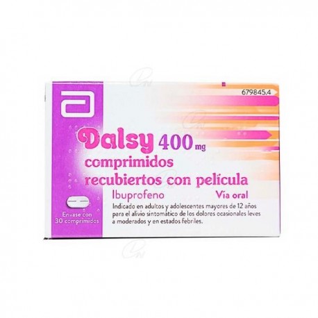 DALSYDOL 400 MG COMPRIMIDOS RECUBIERTOS CON PELICULA