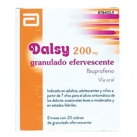 DALSY 200 mg GRANULADO EFERVESCENTE