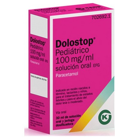 DOLOSTOP PEDIÁTRICO 100 MG/ML SOLUCION ORAL