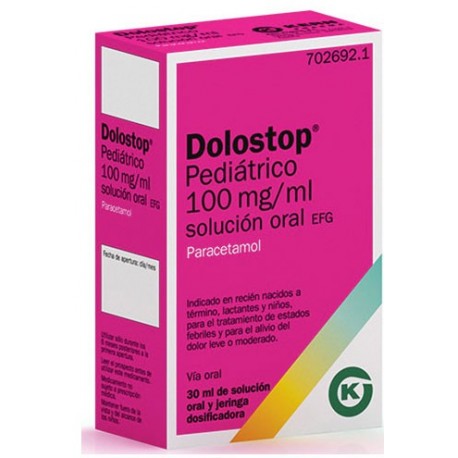 DOLOSTOP PEDIÁTRICO 100 MG/ML SOLUCION ORAL