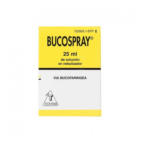 BUCOSPRAY 15 mg/ml + 0,5 mg/ml SOLUCION PARA PULVERIZACION BUCAL