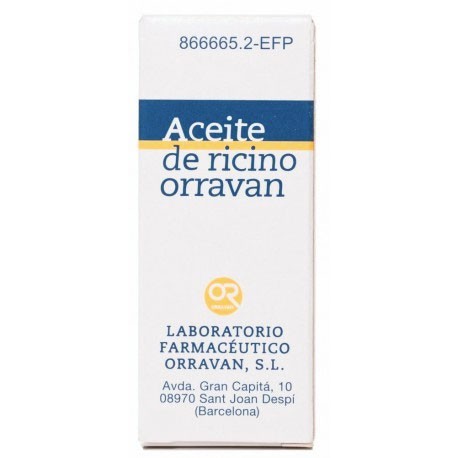 ACEITE RICINO ORRAVAN 1G/ML LIQUIDO ORAL