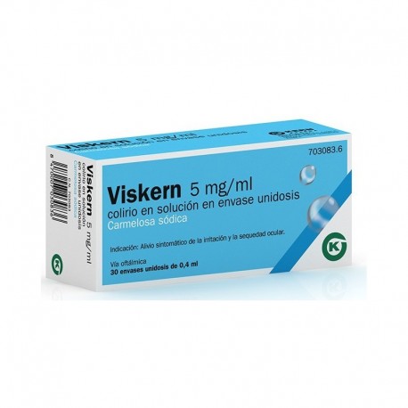 ViSKERN 5 MG/ML COLIRIO EN SOLUCION EN ENVASE UNIDOSIS