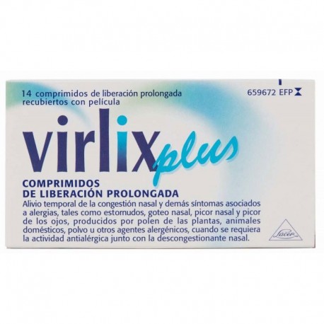 VIRLIX PLUS COMPRIMIDOS DE LIBERACION PROLONGADA