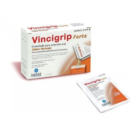 VINCIGRIP FORTE GRANULADO PARA SOLUCION ORAL SABOR NARANJA