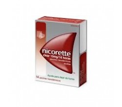 NICORETTE CLEAR (10 MG/16 H 14 PARCHES TRANSDERMICOS 15.75 MG )