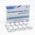 PARACETAMOL APOTEX EFG (650 MG 20 COMPRIMIDOS )