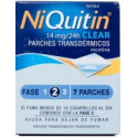 NIQUITIN CLEAR (14 MG/24 H 7 PARCHES TRANSDERMICOS 78 MG )