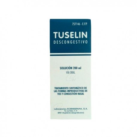 TUSELIN DESCONGESTIVO 2 mg/ml + 1 mg/ ml JARABE