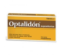 OPTALIDON (500/75 MG 6 SUPOSITORIOS )