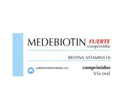 MEDEBIOTIN FUERTE (5 MG 40 COMPRIMIDOS )