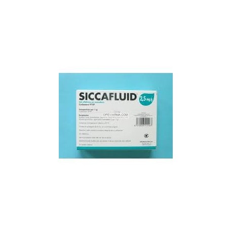 SICCAFLUID 2,5 mg/g GEL OFTALMICO EN UNIDOSIS