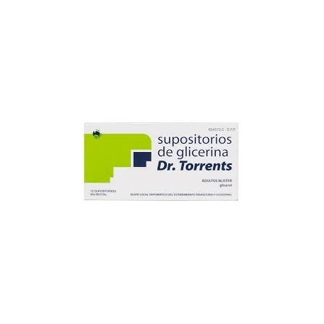 SUPOSITORIOS DE GLICERINA DR. TORRENTS ADULTOS BLISTER