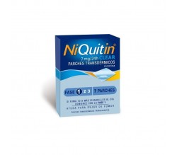 NIQUITIN CLEAR (7 MG/24 H 7 PARCHES TRANSDERMICOS 36 MG )