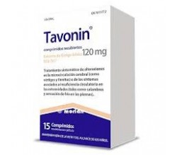 TAVONIN (120 MG 15 COMPRIMIDOS RECUBIERTOS )