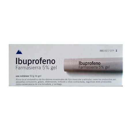 IBUPROFENO FARMASIERRA 50 mg/ g GEL