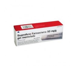 IBUPROFENO FARMASIERRA TOPICO (50 MG/G GEL TOPICO MENTOLADO 60 G )