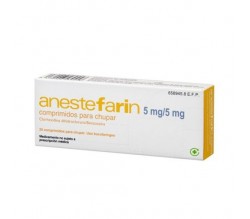 ANESTEFARIN (20 COMPRIMIDOS PARA CHUPAR )