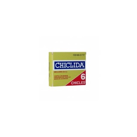 CHICLIDA 25 mg CHICLES MEDICAMENTOSOS