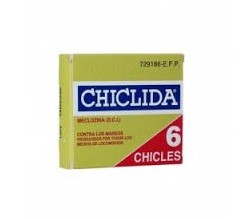 CHICLIDA (25 MG 6 CHICLES )