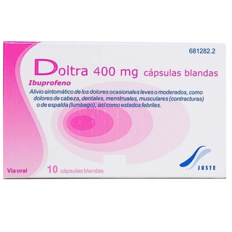 IBUPROFENO TEVA 400 mg CAPSULAS BLANDAS