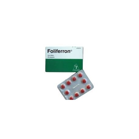 FOLIFERRON 100 MG / 0,150 MG COMPRIMIDOS RECUBIERTOS