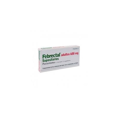 FEBRECTAL ADULTOS 600 MG SUPOSITORIOS