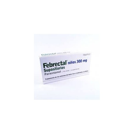 FEBRECTAL NIÑOS 300 MG SUPOSITORIOS