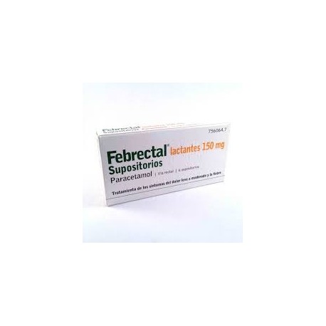 FEBRECTAL LACTANTES 150 MG SUPOSITORIOS