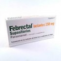 FEBRECTAL LACTANTES 150 MG SUPOSITORIOS