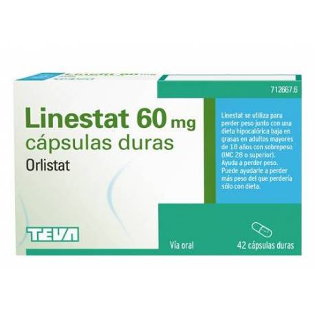 LINESTAT 60 MG CAPSULAS DURAS